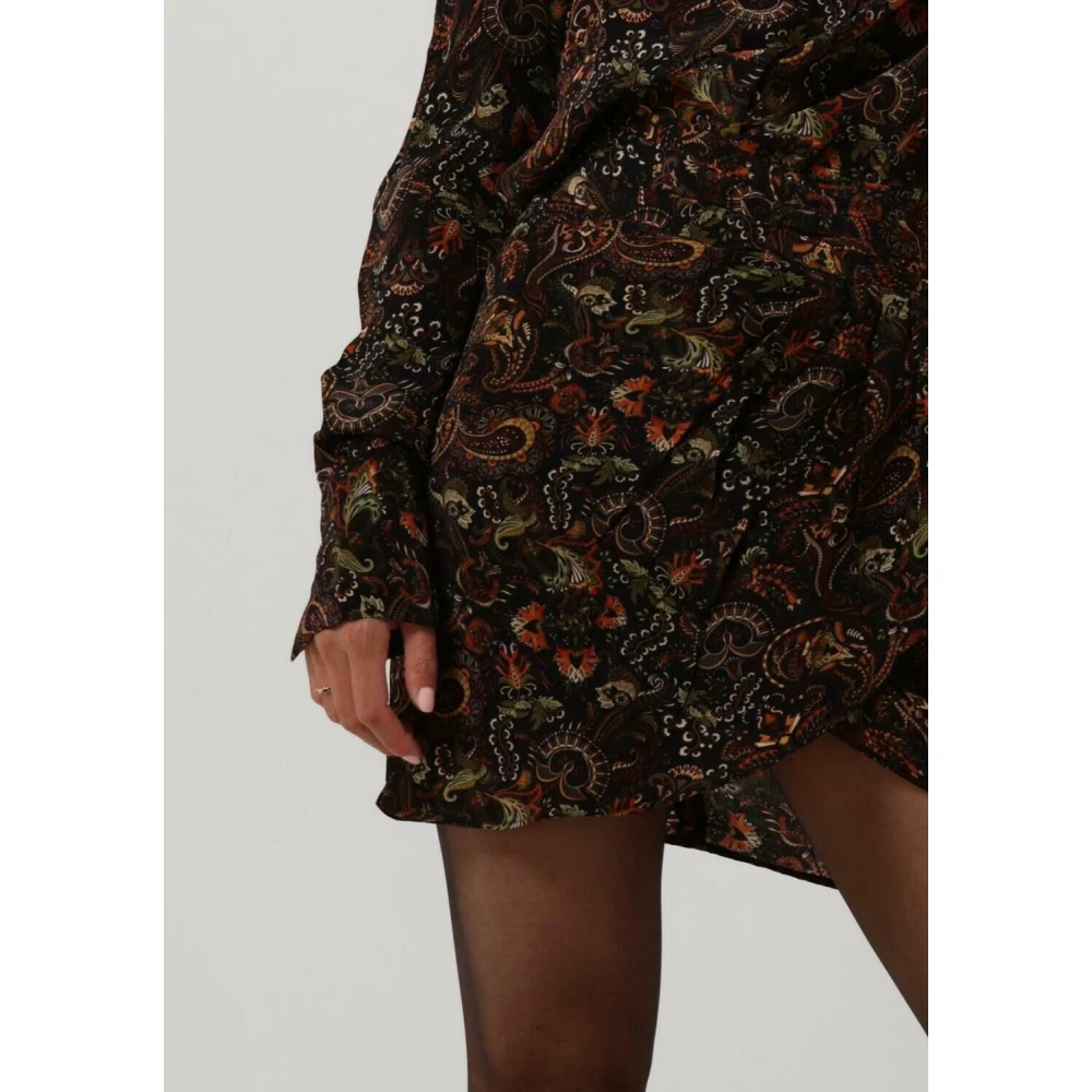 Rough Studios Zwarte Minirok Tina Multicolor Dames