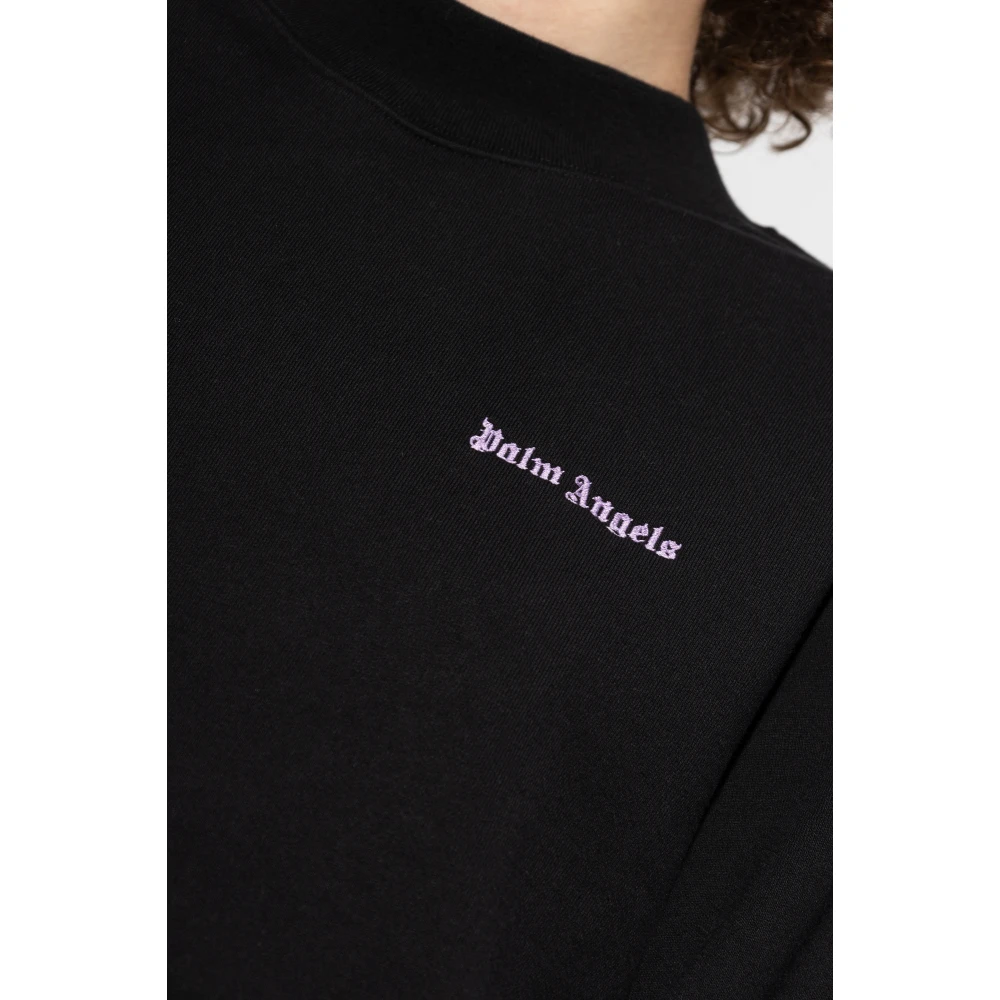 Palm Angels Sweatshirt met Logo Black Dames