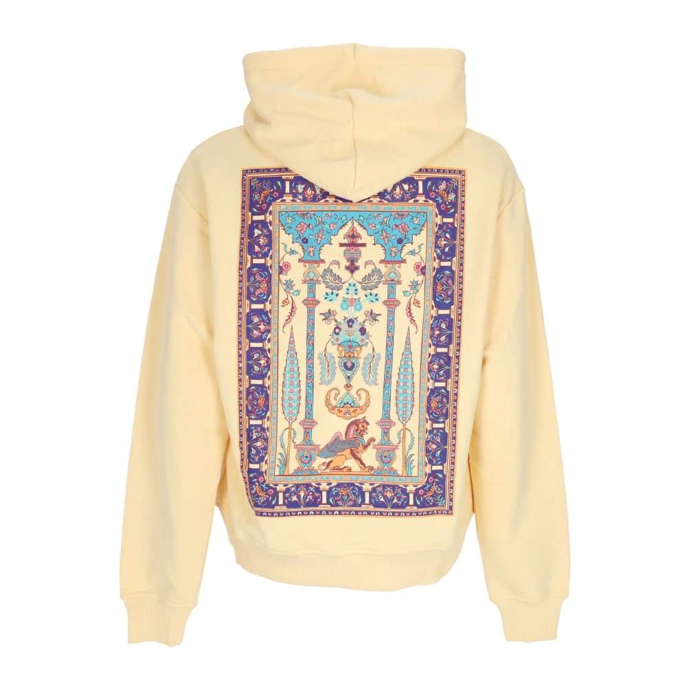 Dolly Noire Perzisch Tapijt Hoodie Geel Yellow Heren
