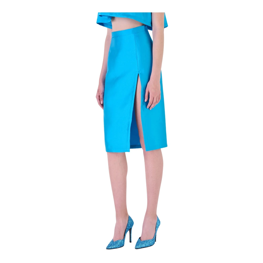 Silvian Heach Midi Skirts Blue Dames