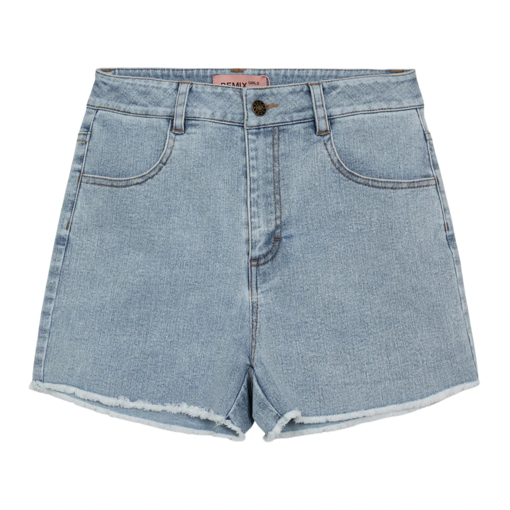 Designers Remix Casual Denim Shorts Blue, Flicka