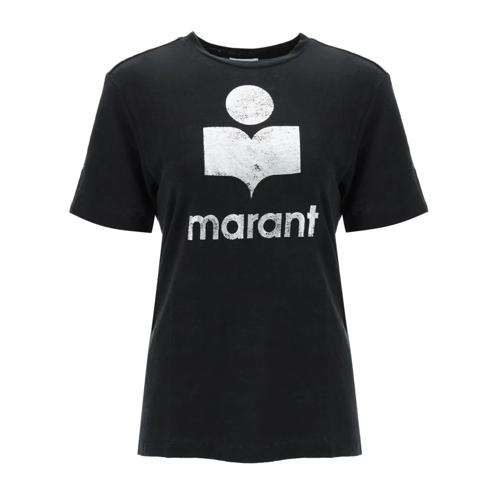 Isabel Marant Étoile Casual Katoenen T-Shirt Black Dames