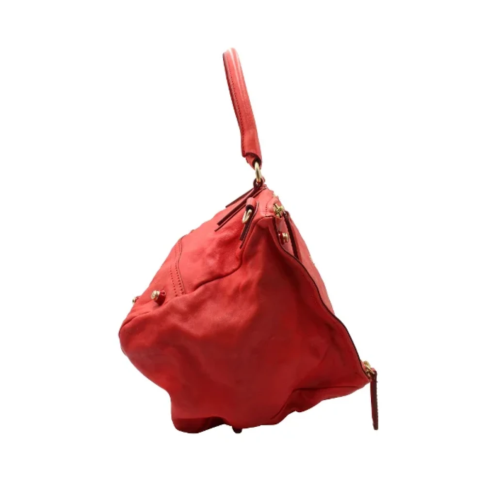 Givenchy Pre-owned Leather handbags Red Dames
