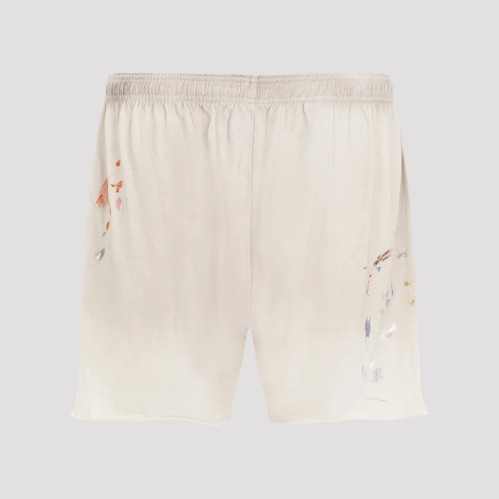 Gallery Dept. Witte Katoenen Shorts voor Mannen White Heren