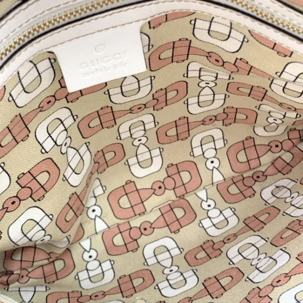 Gucci Vintage Pre-owned Canvas gucci-bags Beige Dames