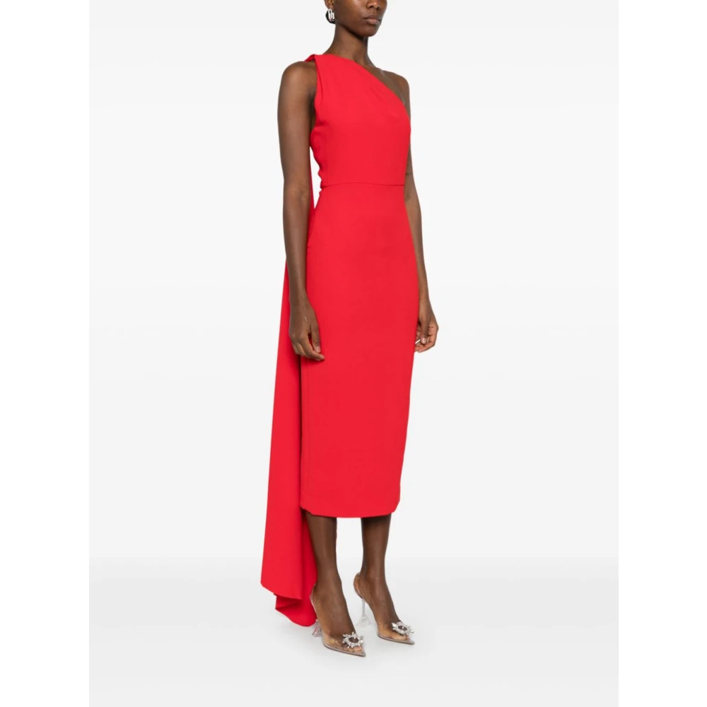Solace London Rode Jurken voor Vrouwen Elegante Stijl Red Dames