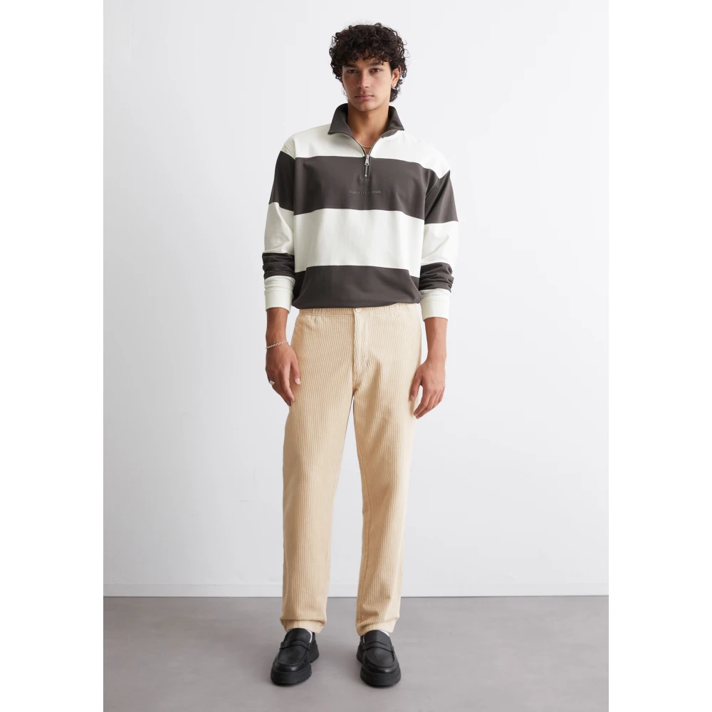 Marc O'Polo Ribfluwelen joggingbroek Black Heren