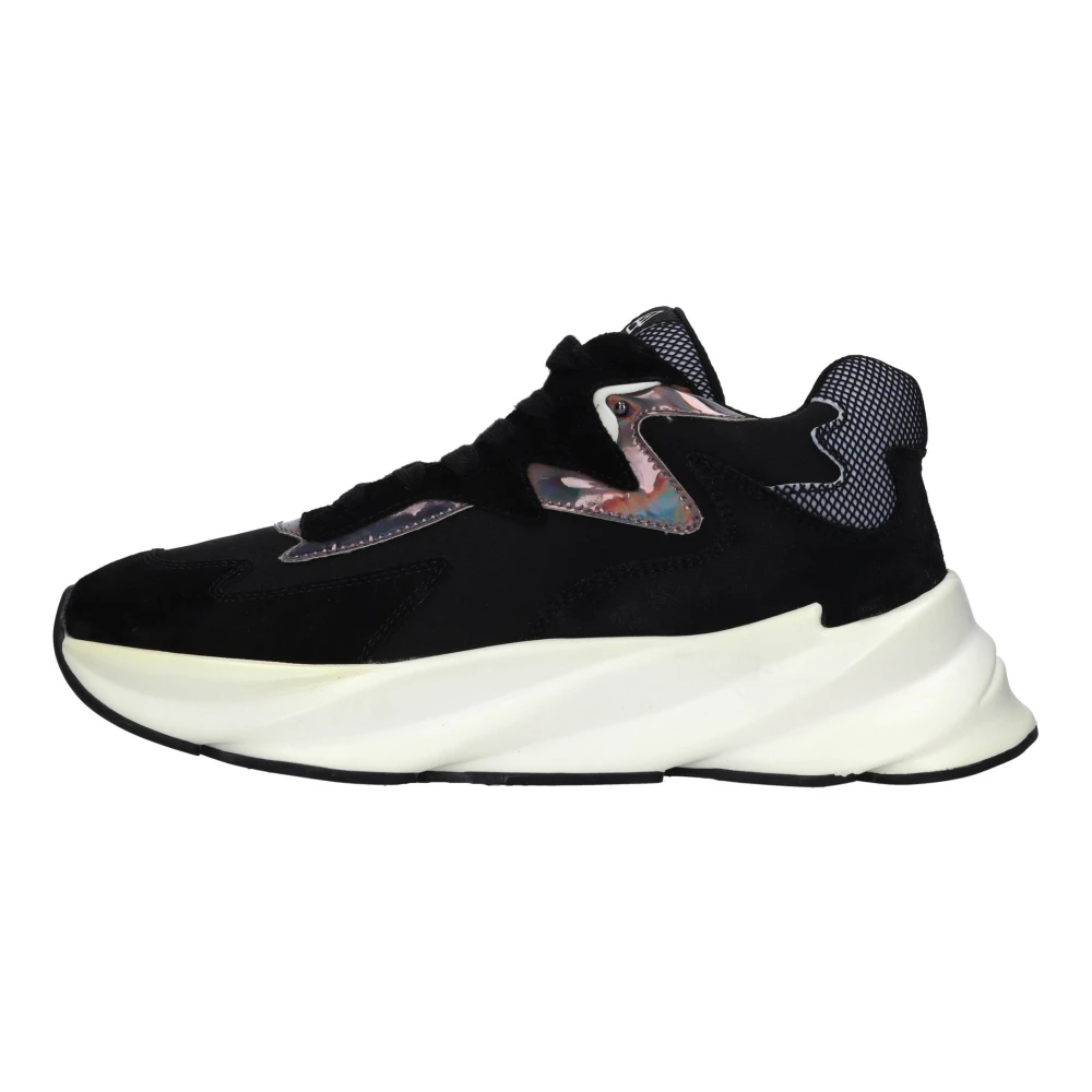 Elena Iachi E2210 Suedenero Dames Schoenen Zwart