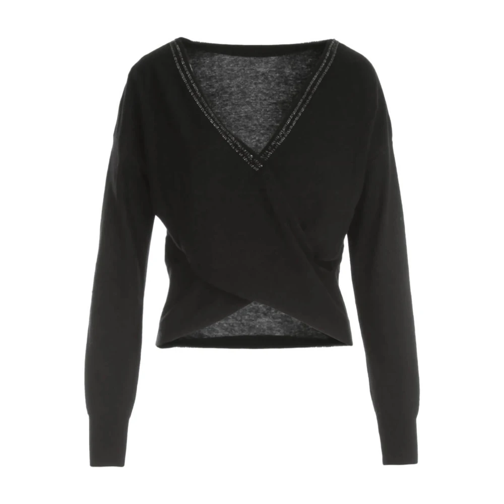 Knitwear > V-neck Knitwear - - Twinset - Modalova