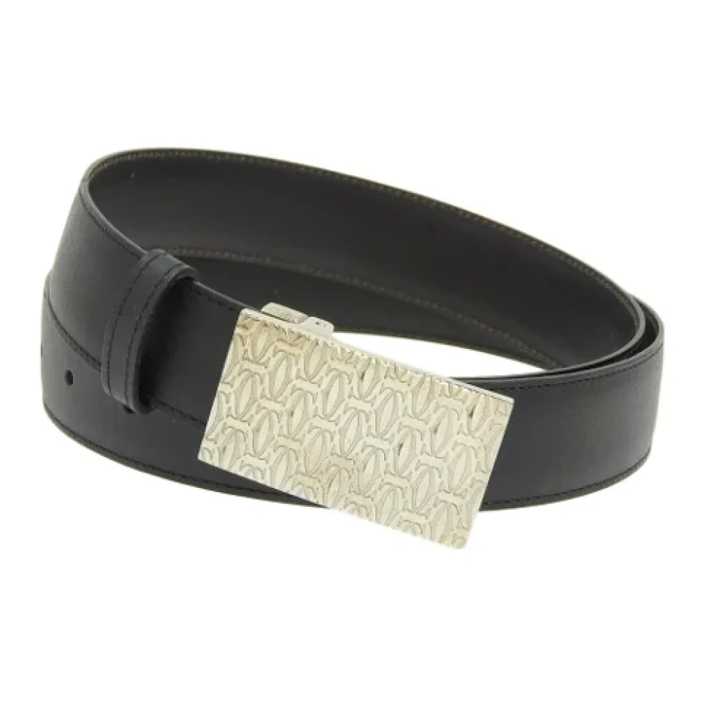 Cartier Vintage Pre-owned Leather belts Black Dames