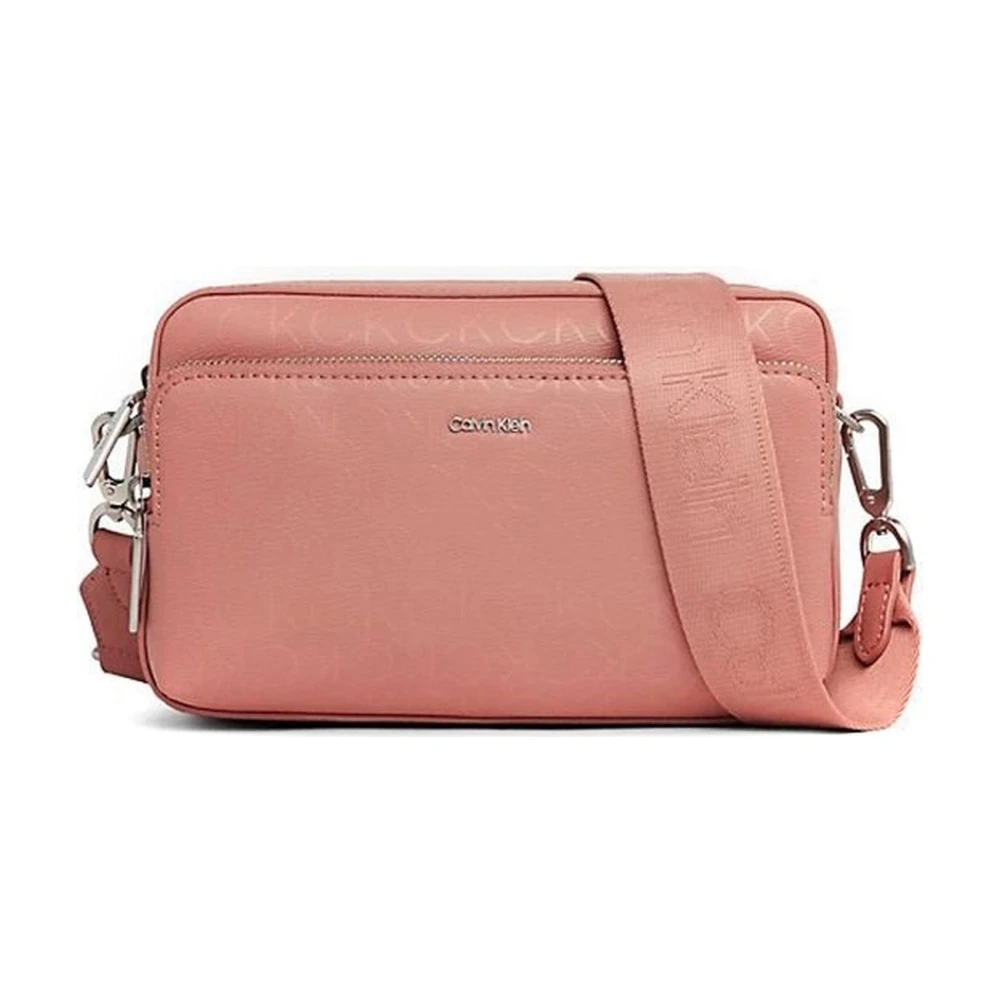 Calvin Klein Ash Rose Mono Cross Body Tas Pink Dames