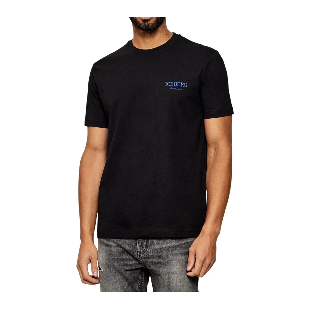 Iceberg - Tops > T-Shirts - Black - Iceberg - Modalova