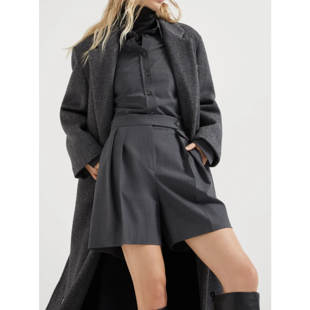 BRUNELLO CUCINELLI Elegante Jassen Collectie Gray Dames