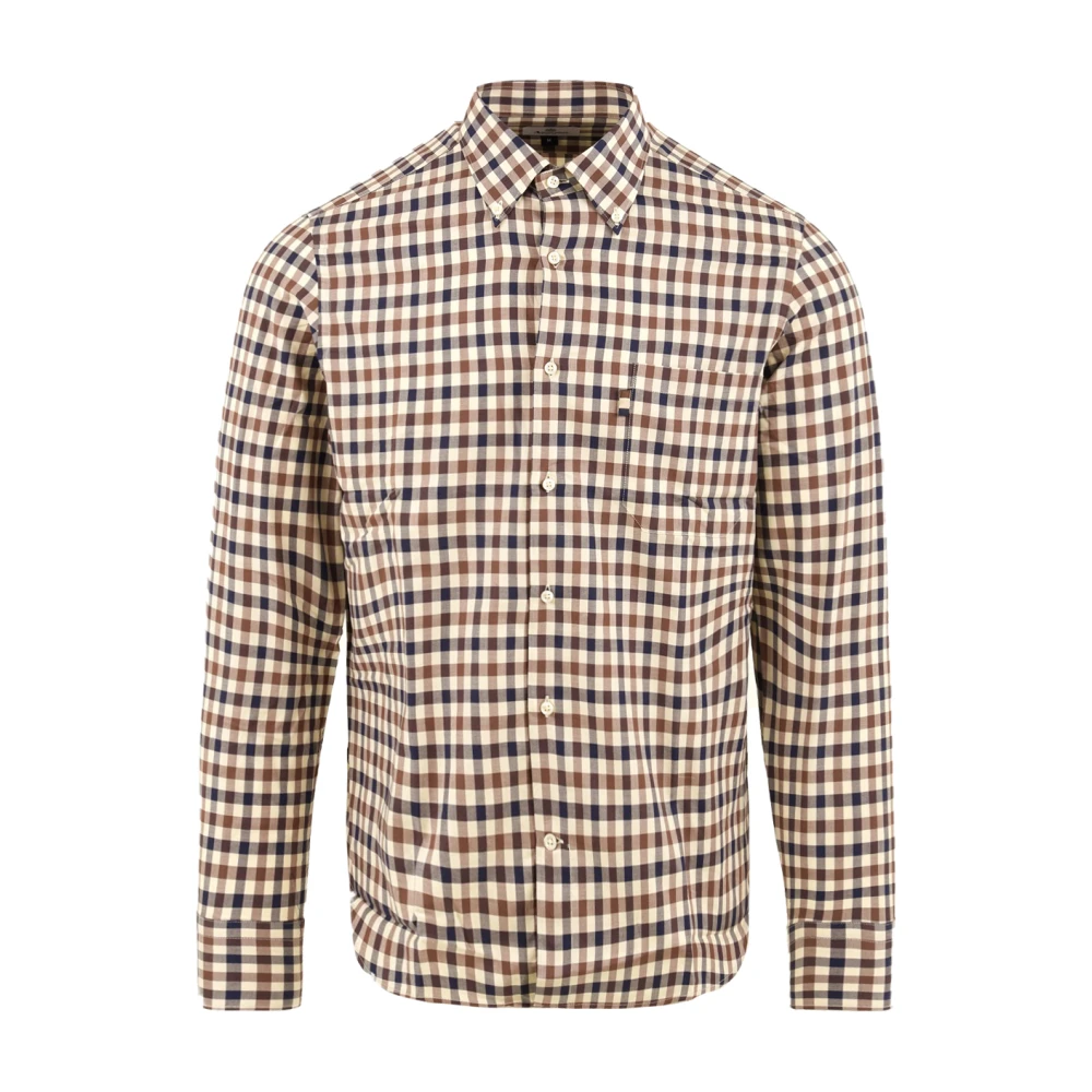 Aquascutum Men's Multicolor Casual Shirts, Xl, Iconic Shirt