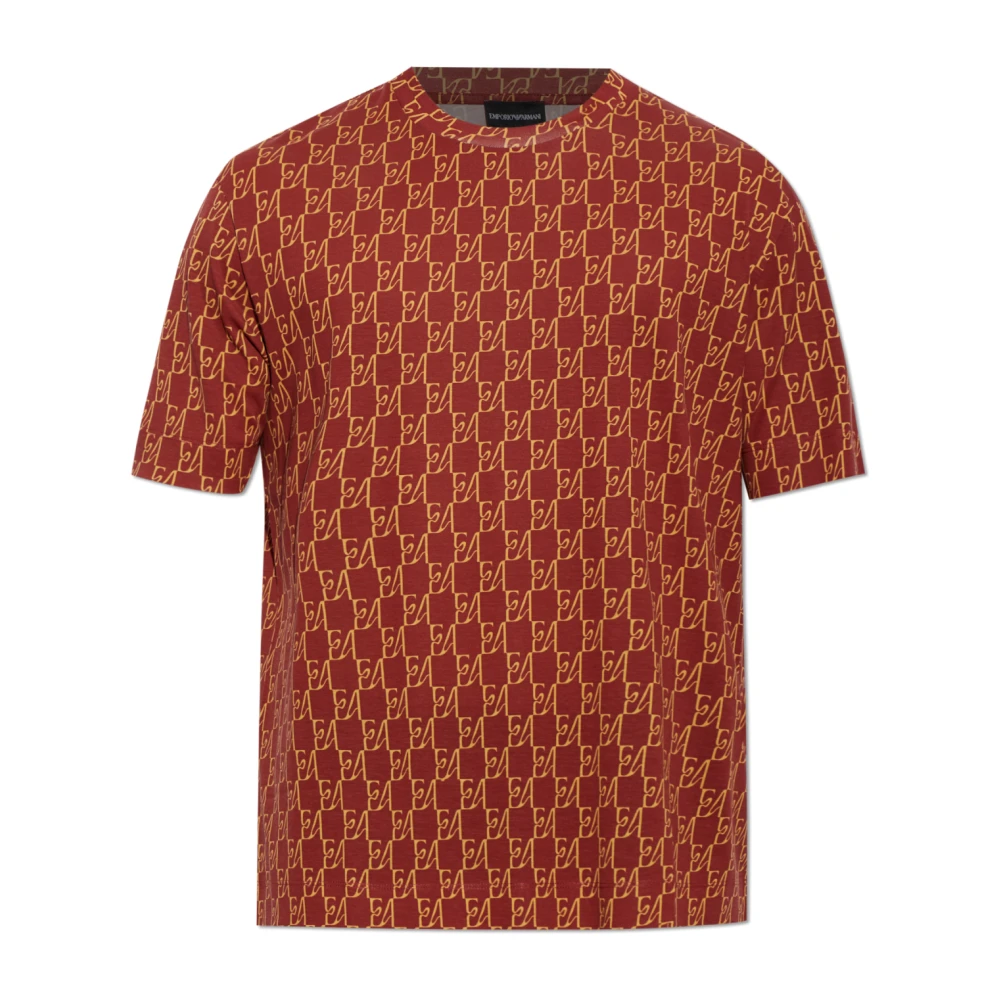 Emporio Armani Hombre Rojo Camisetas, Talla: L