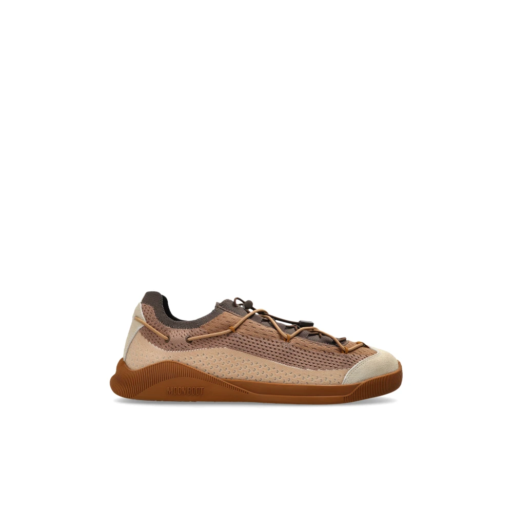 Moon Boot MB Moonlight Mesh Panel Sneakers Heren Schoenen Bruin