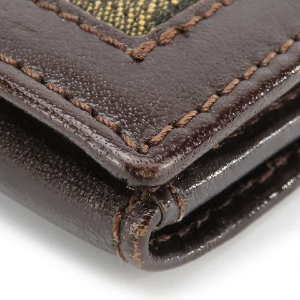 Fendi Vintage Pre-owned Canvas wallets Brown Dames