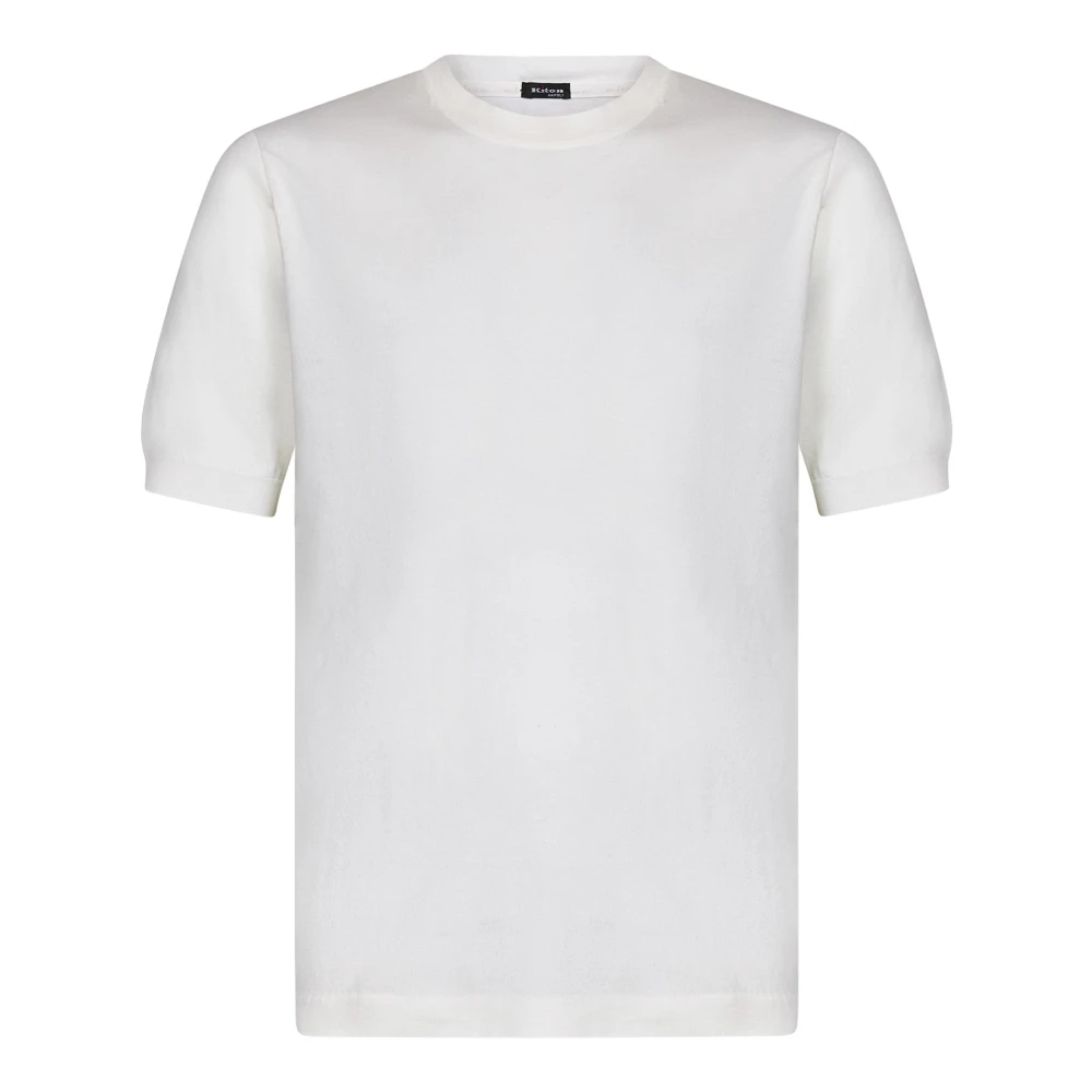 Kiton - Tops > T-Shirts - White - Kiton - Modalova