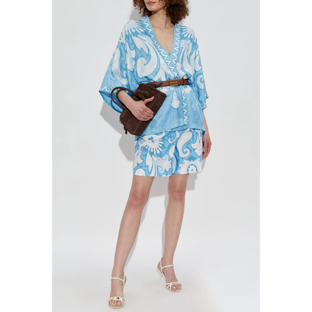 ETRO Gestreept overhemd Blue Dames