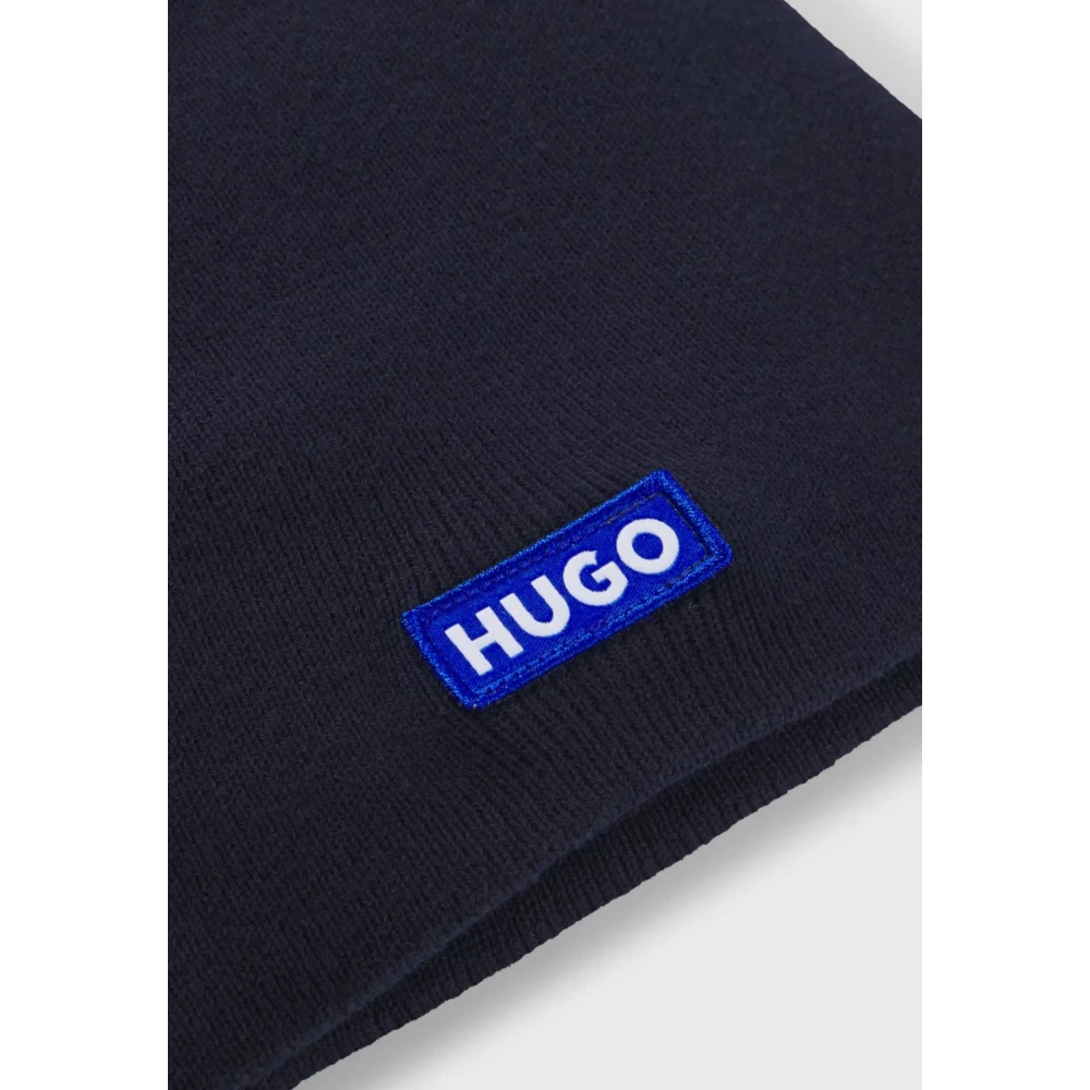 Hugo Boss Heren Beanie Hat Xovo_C Blue Heren