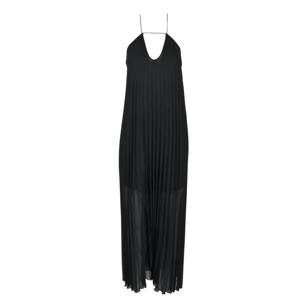 PATRIZIA PEPE Elegante Damesjurk Polyester Black Dames