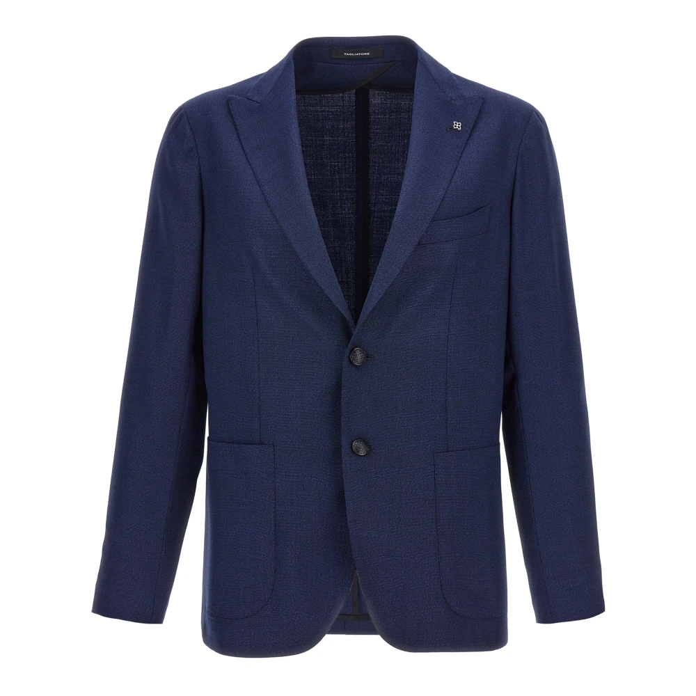 Tagliatore Mannelijk Blauw Jassen Heren, M, Wol, Montecarlo Blazer