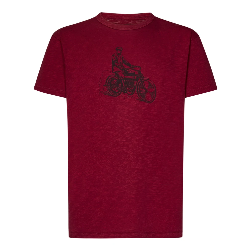 Ralph Lauren T-shirt met ronde hals en graphic Red Heren