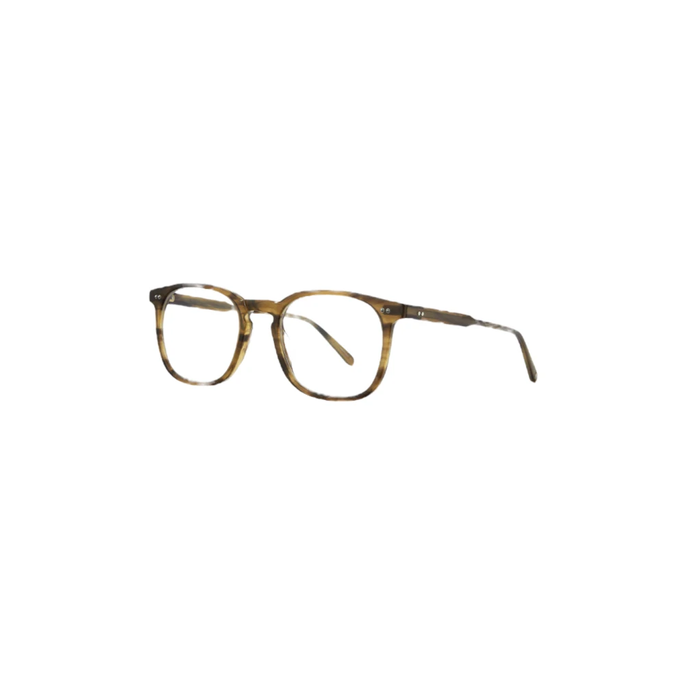 Garrett Leight Matte G.i. Tortoise Bril Brown Heren