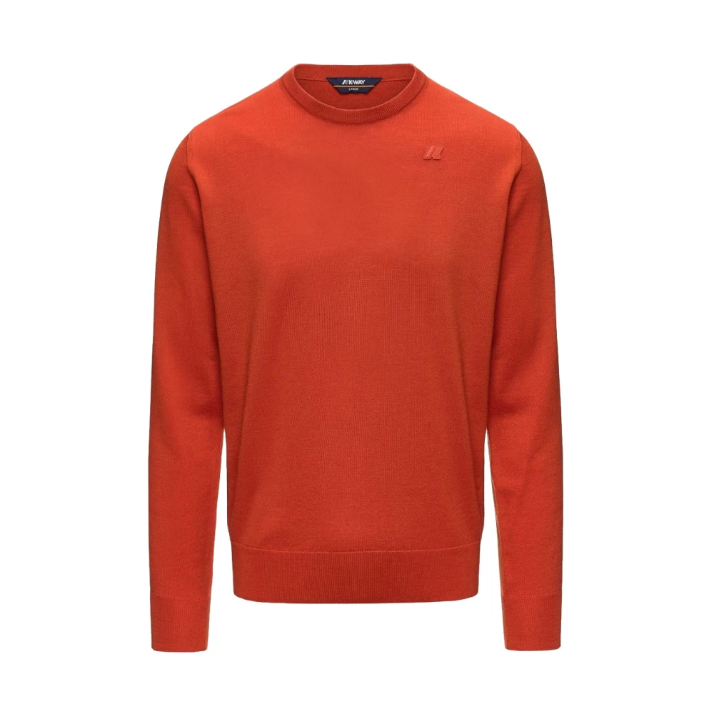K-Way Uomo Arancione Maglie, M, New,