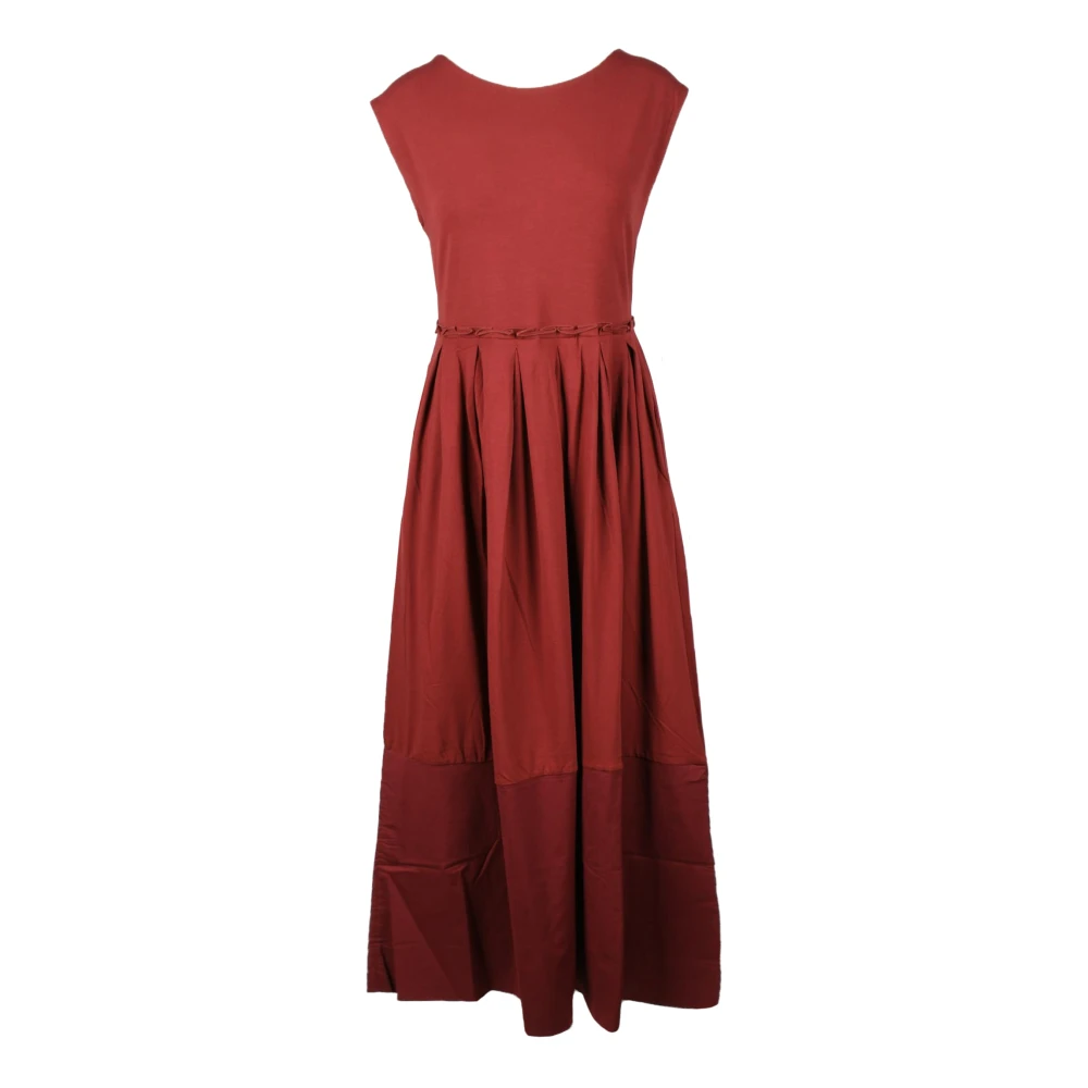 Alpha Studio Katoenen jurk voor vrouwen Red Dames