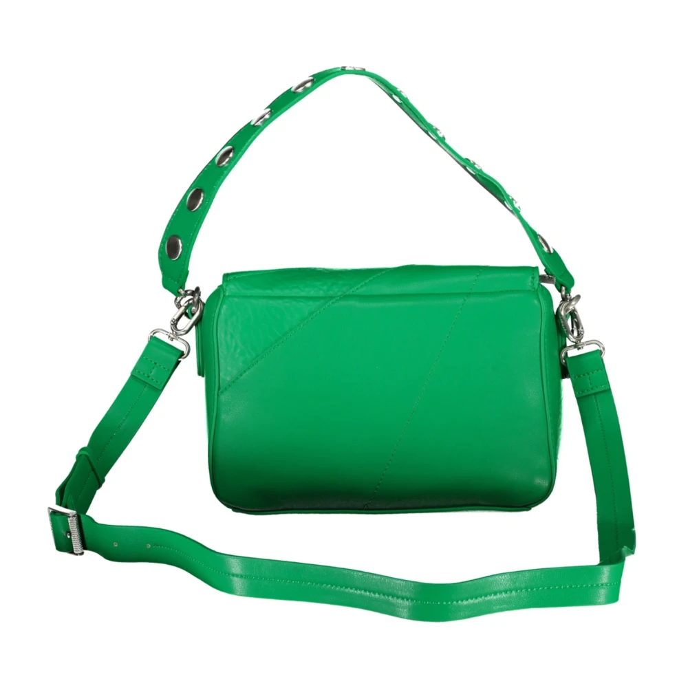 Desigual Groene Schoudertas met Afneembare Banden Green Dames