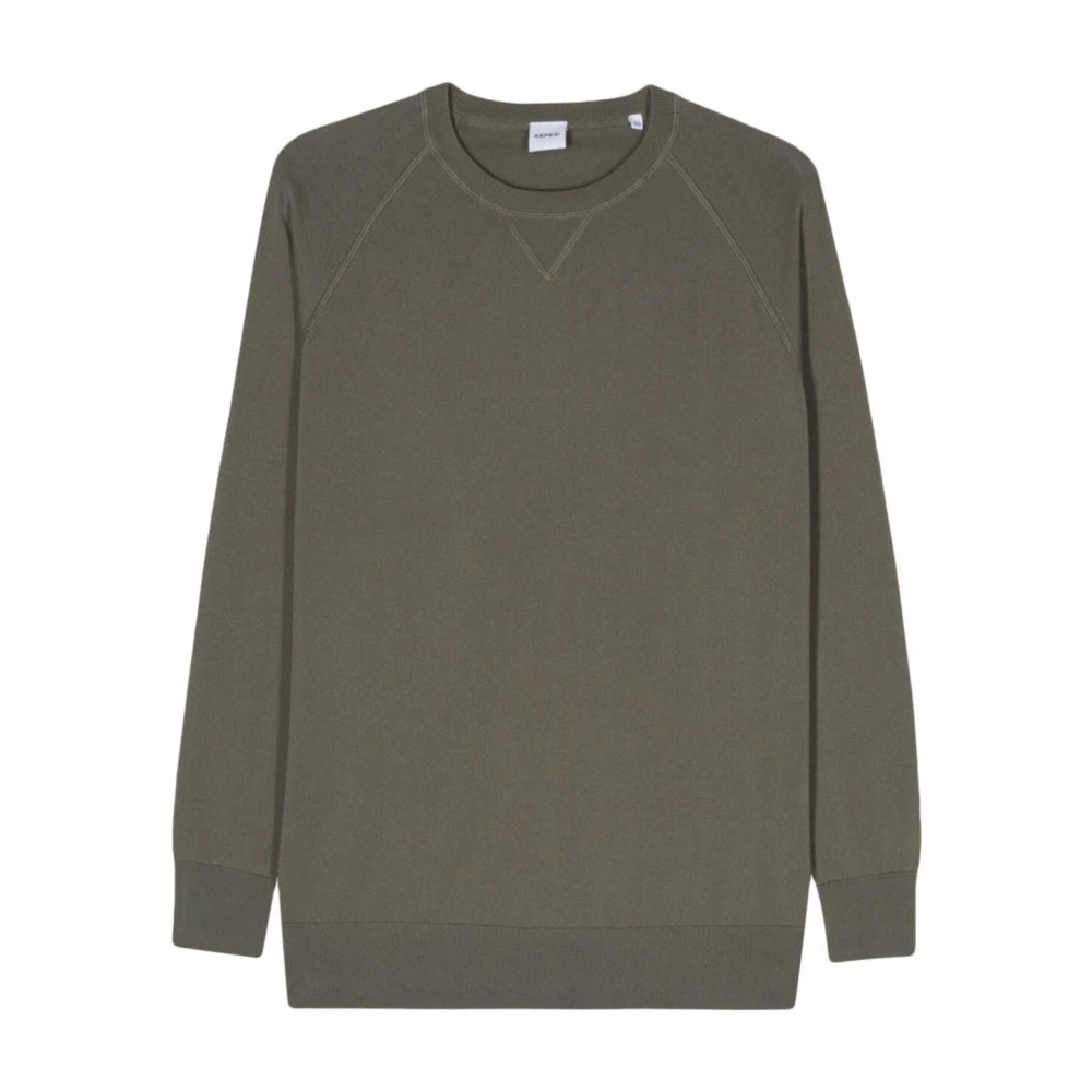 Aspesi Groene Sweater Green Heren