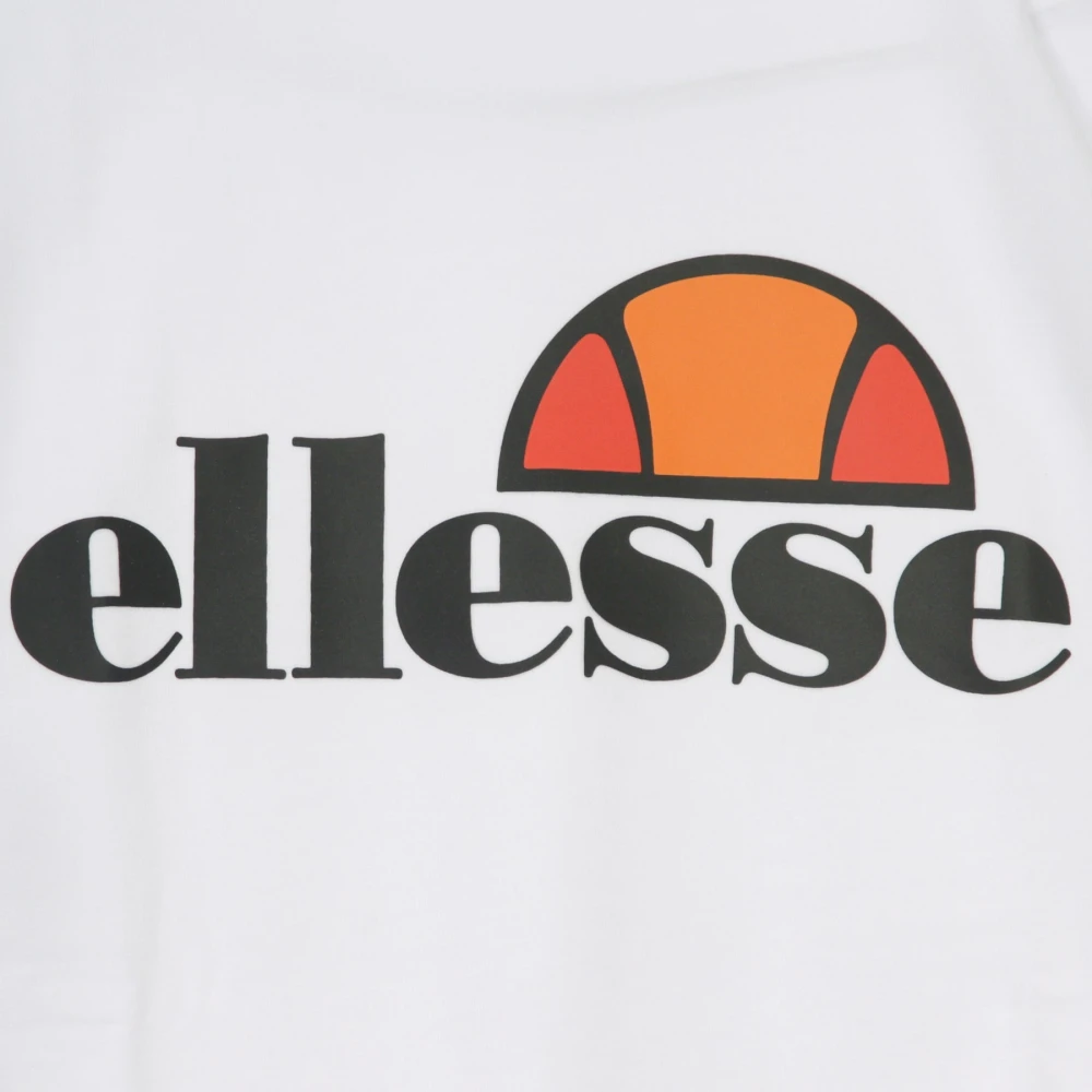 Ellesse Lichtgewicht Crew Neck Sweatshirt White Heren