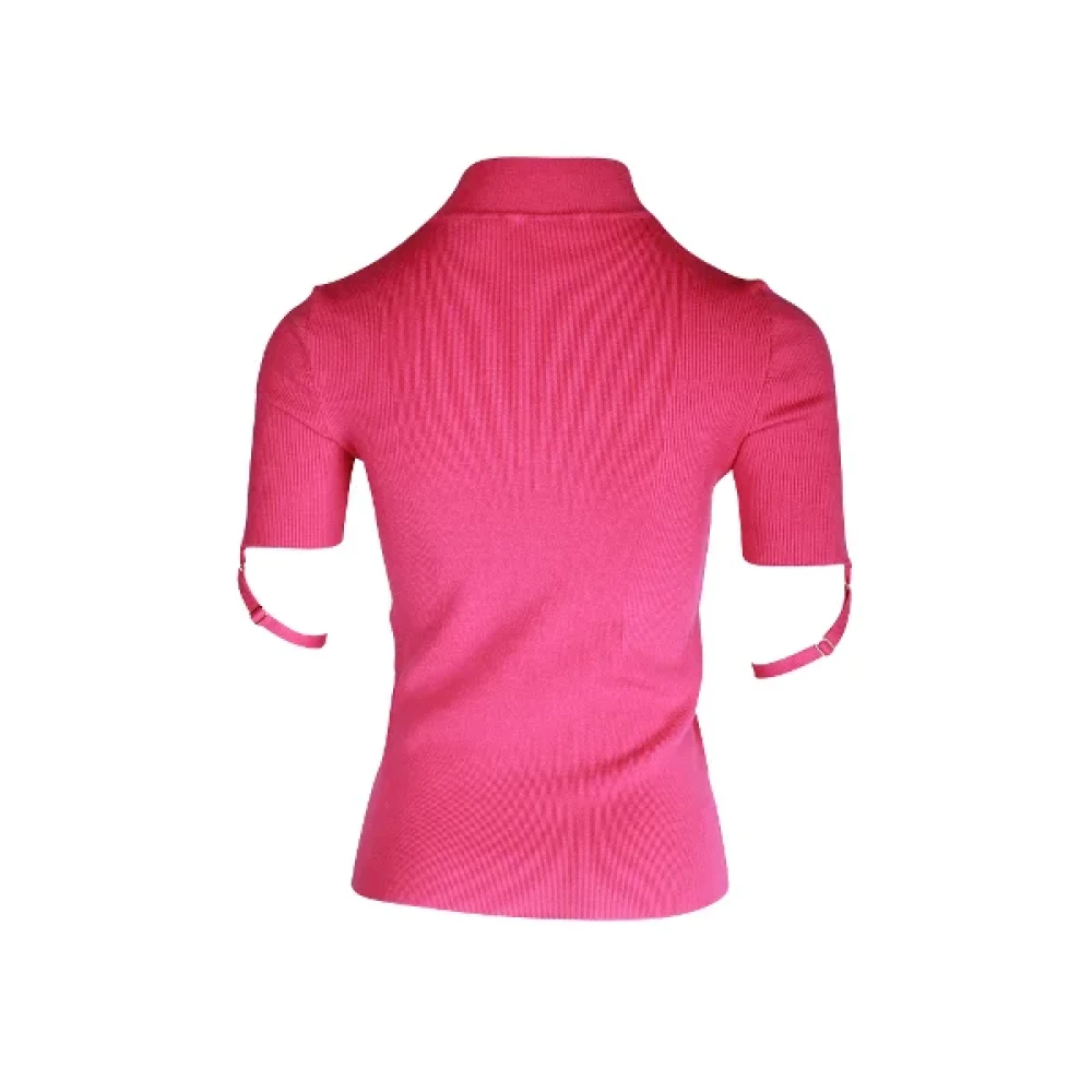 Jacquemus Pre-owned Cotton tops Pink Dames