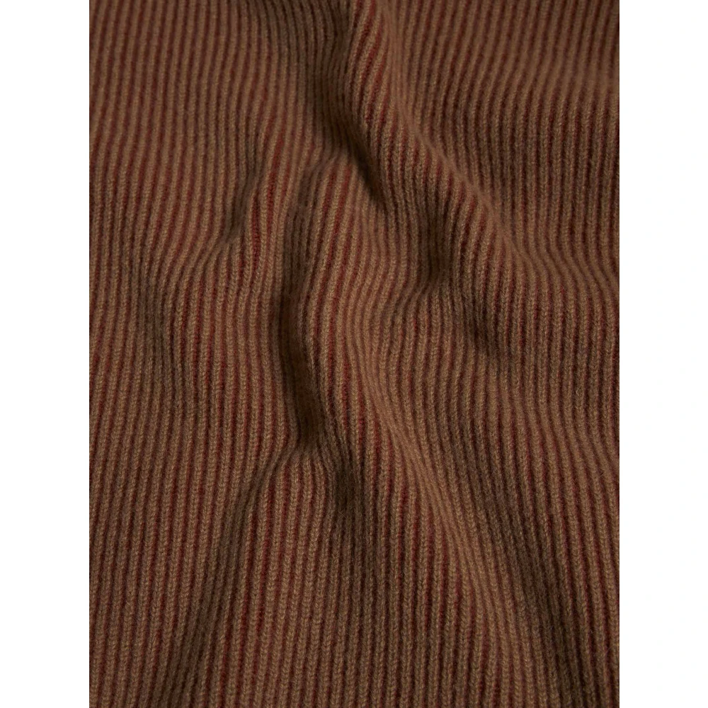 ETRO Bruine Kasjmiertrui Twee-Tinten Ontwerp Brown Heren