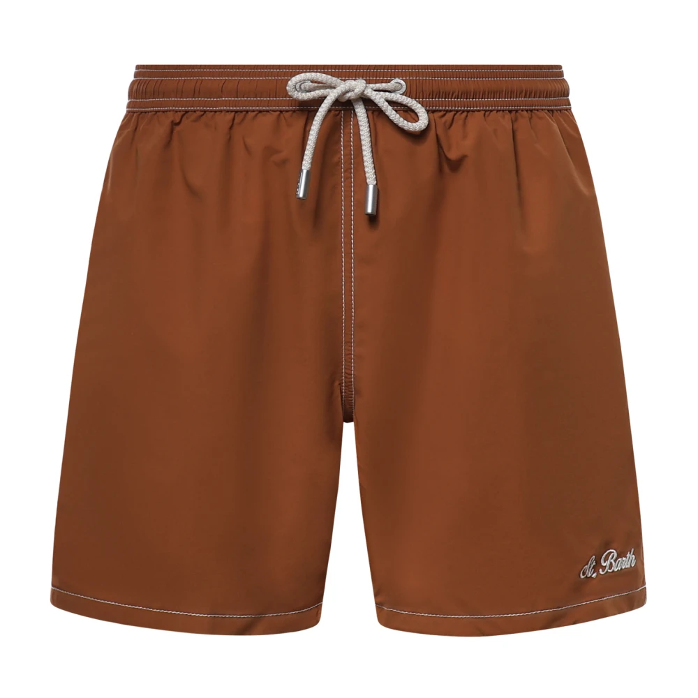 Mc2 Saint Barth Brown Patmos Swim Short - Male - Beachwear - 2XL - Swimwear