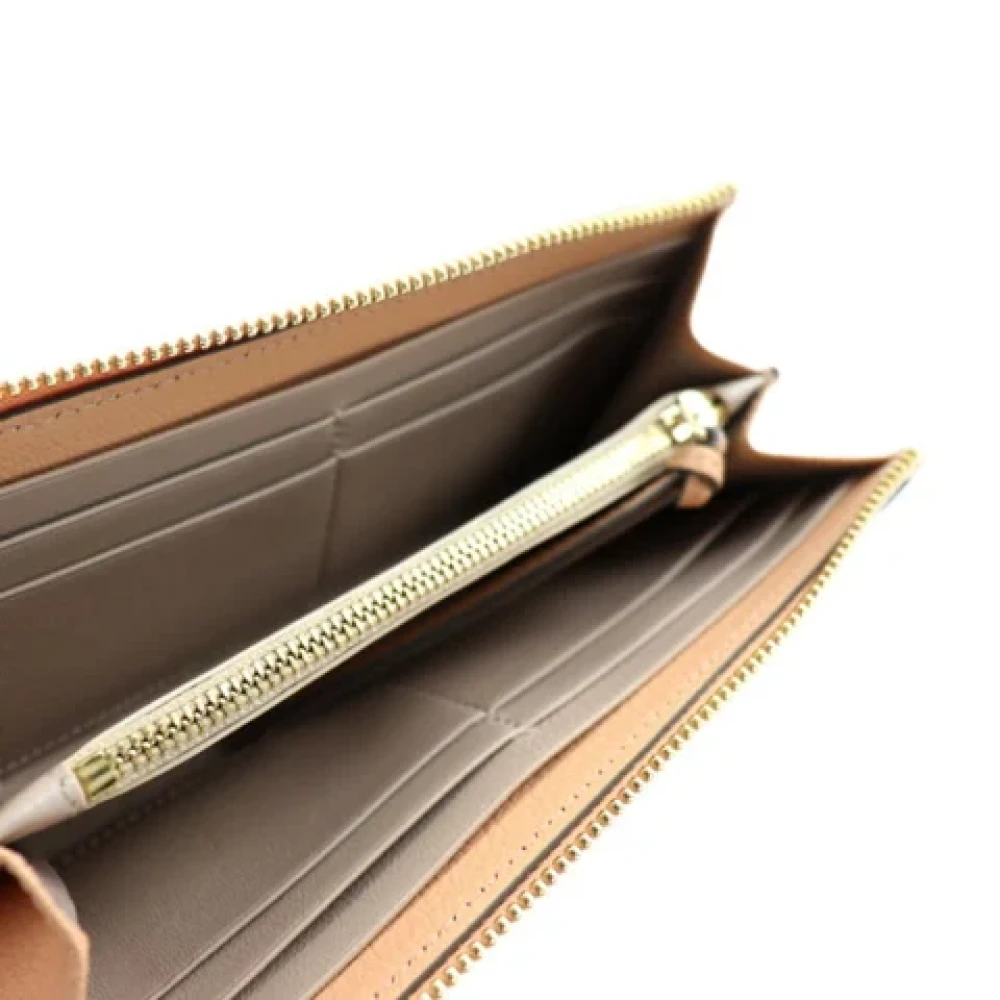 Chloé Pre-owned Leather wallets Beige Dames