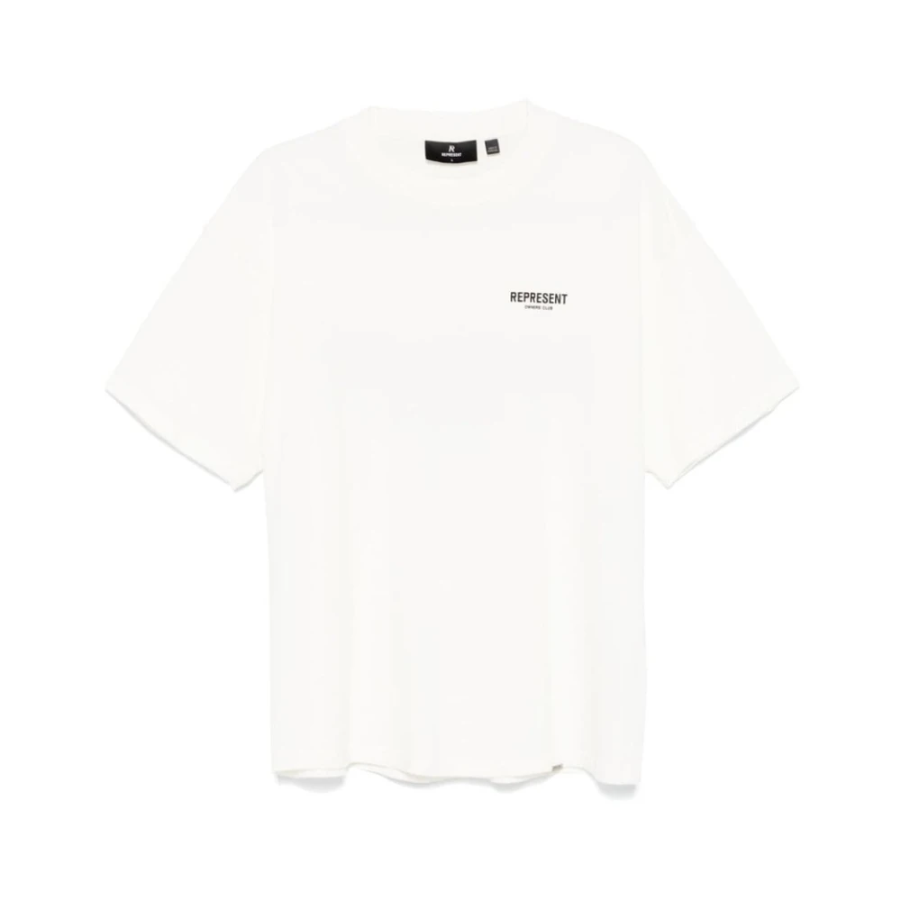 Represent Graphic Print Katoenen T-shirt White Heren