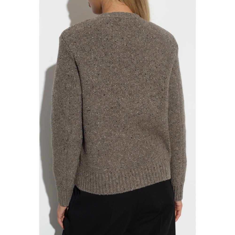 Bottega Veneta Crewneck Sweater Gray Dames