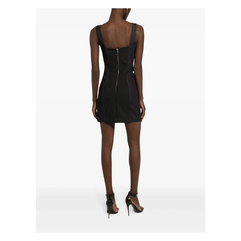 Dolce & Gabbana Elegante Korte Jurk met Bijpassende Variant Black Dames