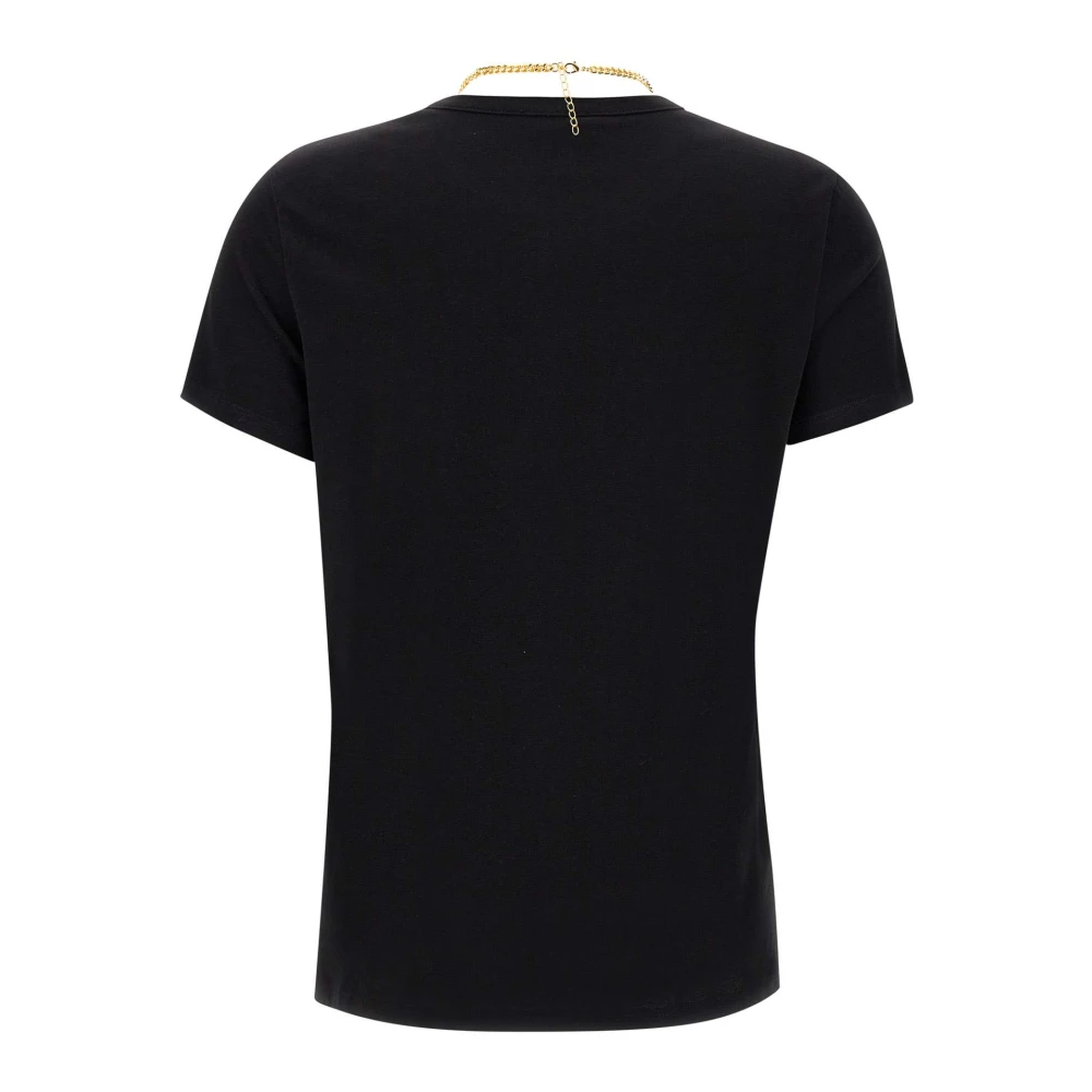 Elisabetta Franchi Zwarte T-shirts en Polos Black Dames