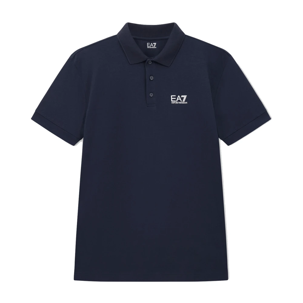 Emporio Armani Ea7 Men's Blue 8Npf14 Pjvqz Polo - Polo Shirts - Xs - Tops