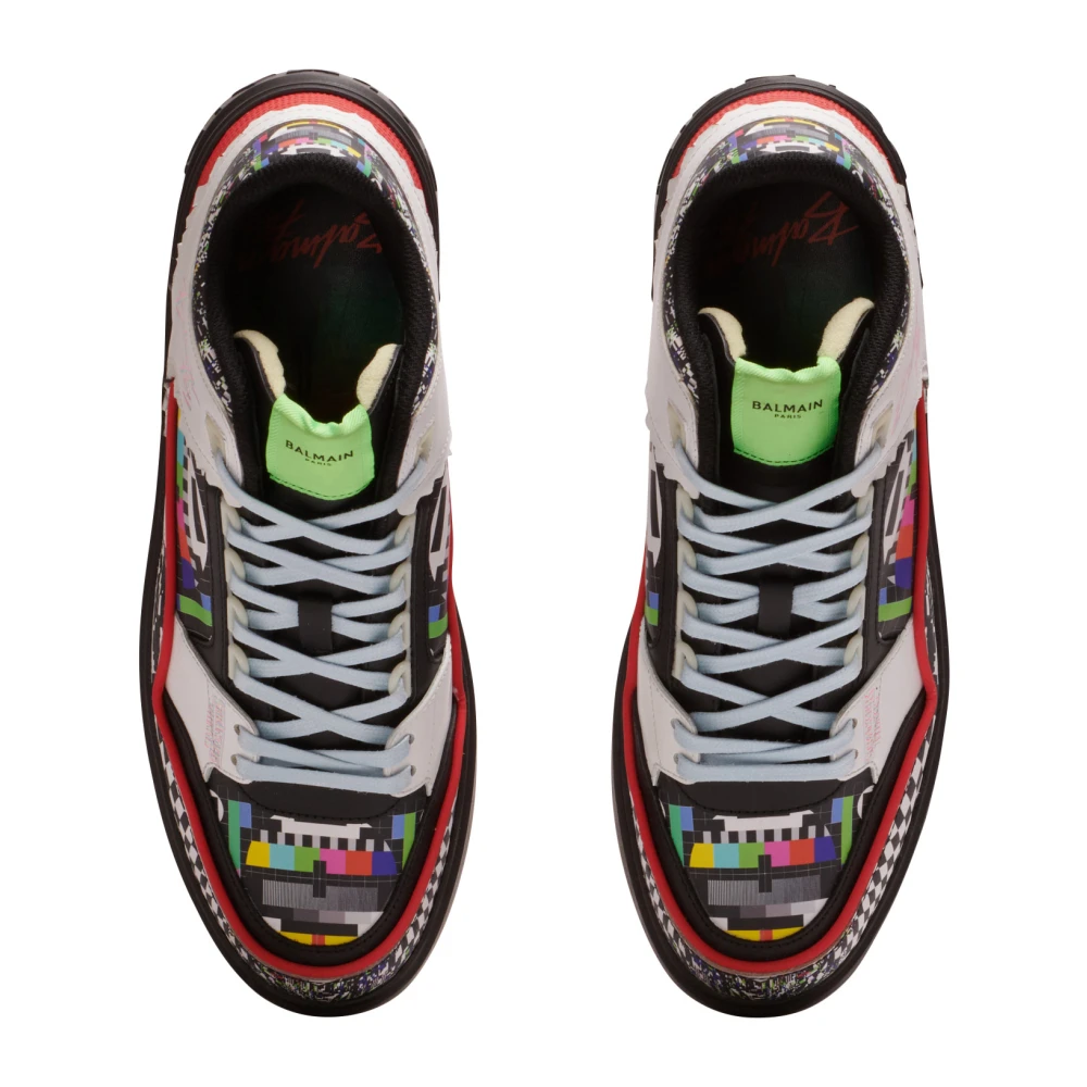 Balmain x Stranger Things Basket B-low-top leren sneakers Multicolor Heren