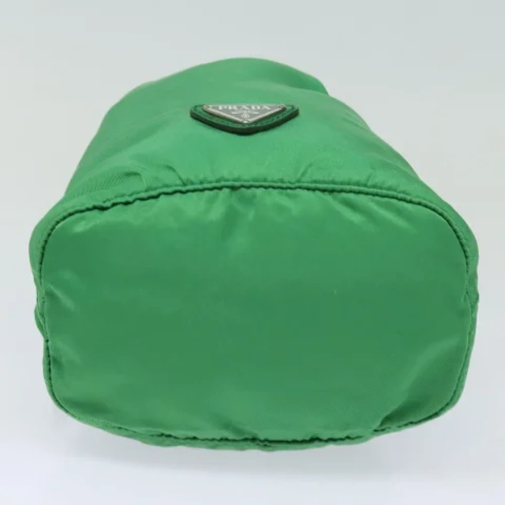 Prada Vintage Pre-owned Nylon pouches Green Dames