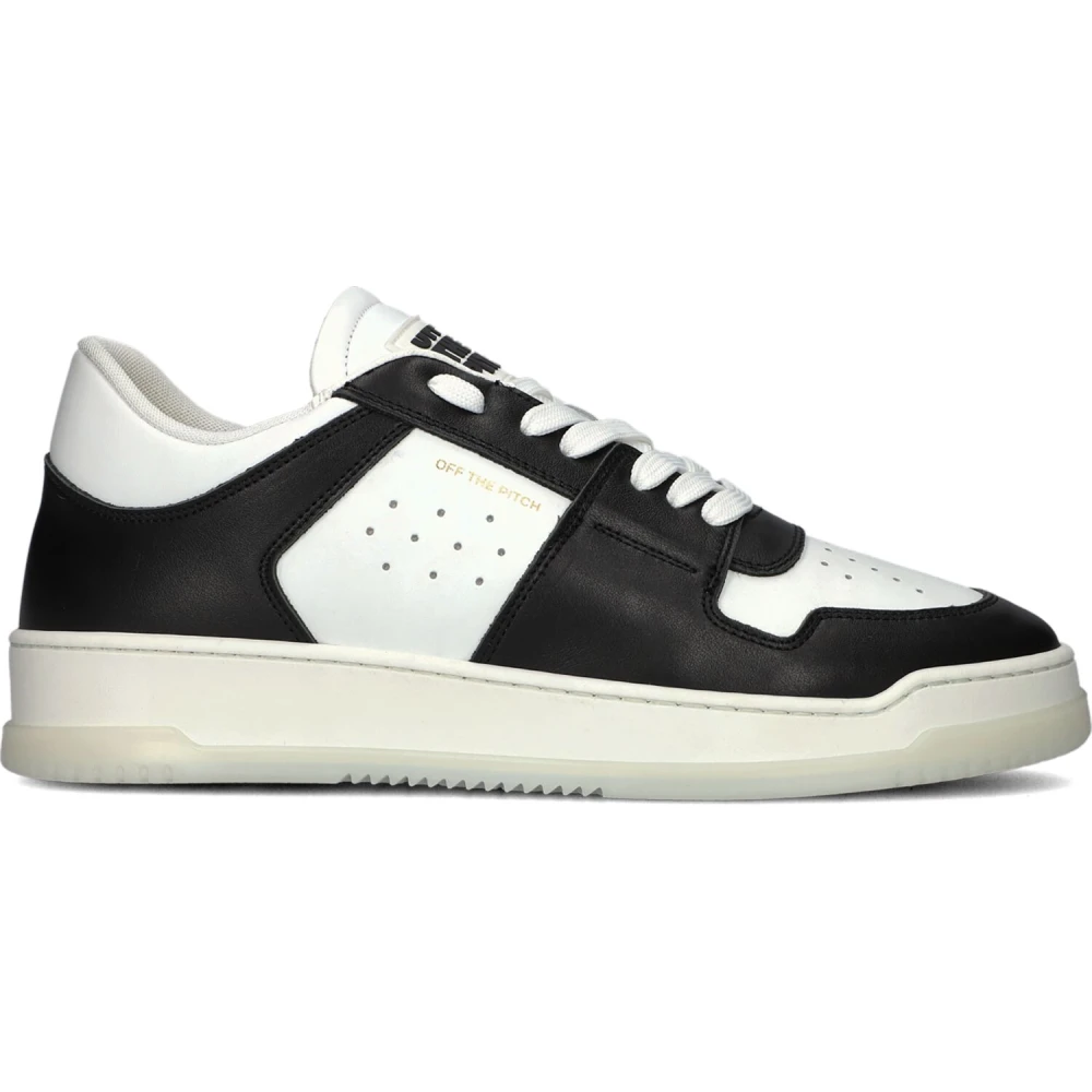 Off The Pitch Lage Supernova Heren Sneakers Leer Heren Schoenen Zwart