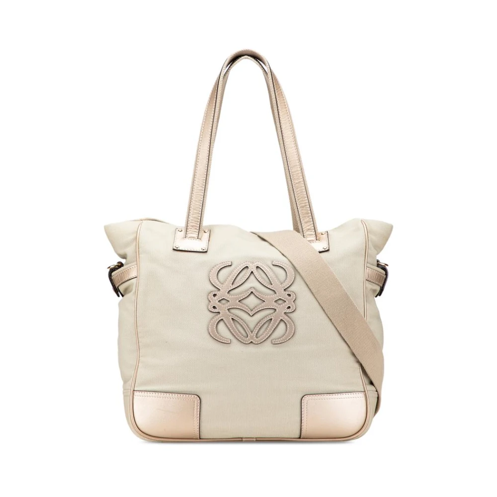 Loewe Pre-Owned Women's Brown Pre-Owned Canvas Tote Bag