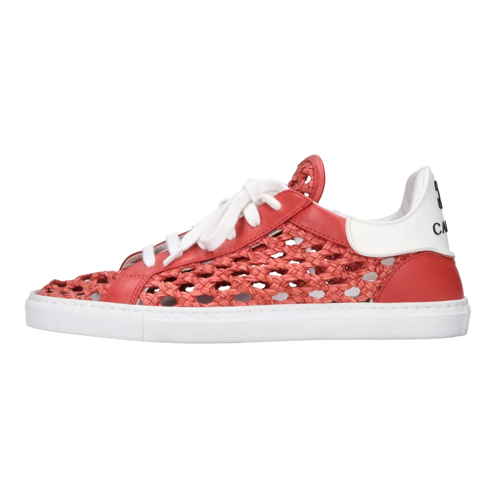 Casadei Leren Sneakers Dames Schoenen Rood