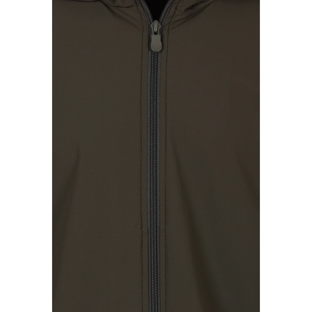 Save The Duck Gewatteerde Jas met Capuchon Gray Heren