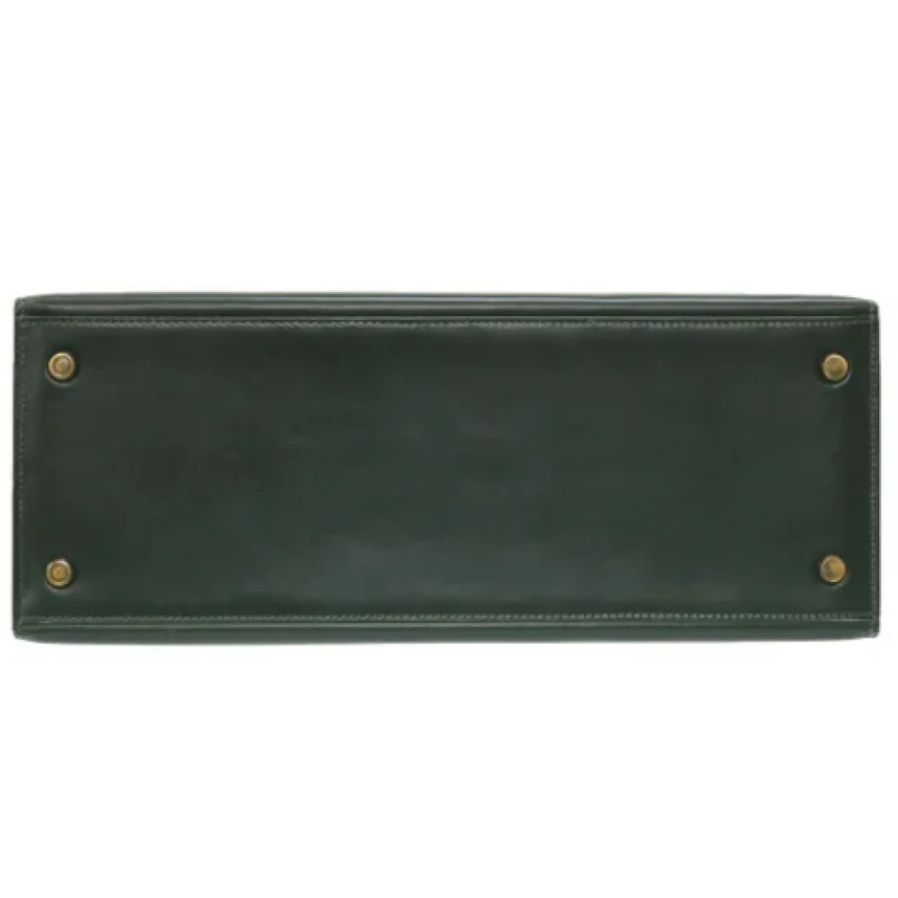 Hermès Vintage Pre-owned Fabric handbags Green Dames