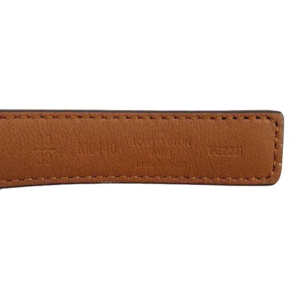 Louis Vuitton Vintage Pre-owned Leather belts Brown Dames